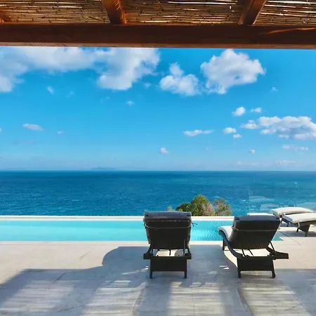 빌라 Aquaterra Luxurious Seafront Kefalonia Skala *