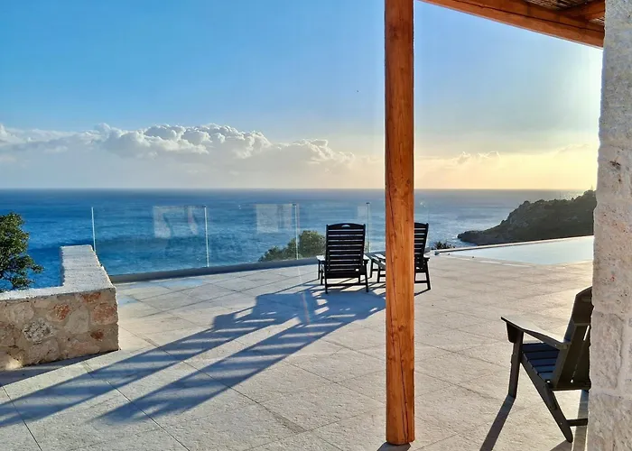 Villa Aquaterra Luxurious Seafront Kefalonia Skala *