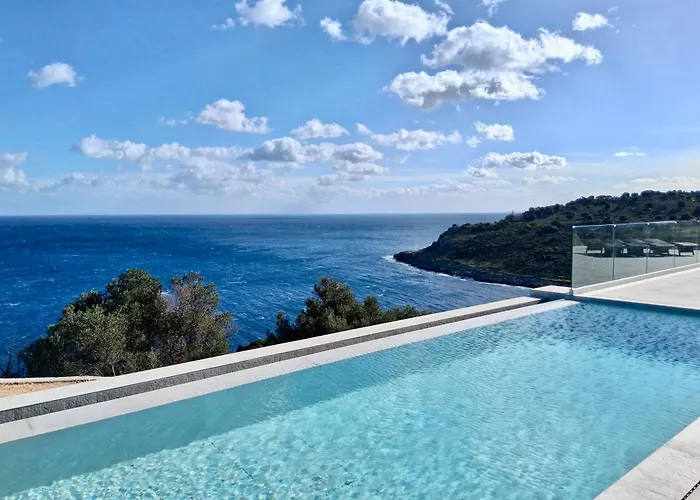 Villa Aquaterra Luxurious Seafront Kefalonia Skala