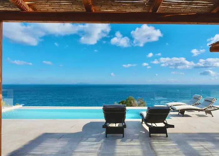 Villa Aquaterra Luxurious Seafront Kefalonia Skala *