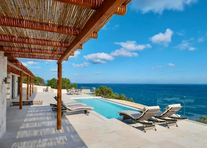 Aquaterra Luxurious Seafront Kefalonia Skala Anninata